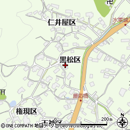 広島県尾道市因島中庄町黒松区2994周辺の地図