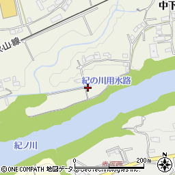 和歌山県橋本市隅田町中下248周辺の地図