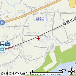和歌山県橋本市隅田町下兵庫134周辺の地図