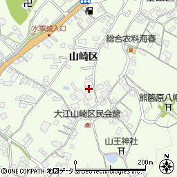 広島県尾道市因島中庄町山崎区605周辺の地図