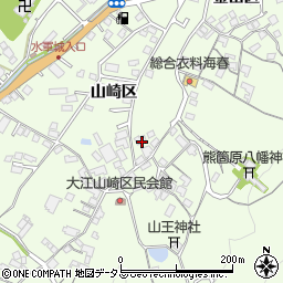 広島県尾道市因島中庄町山崎区周辺の地図