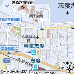 香川県さぬき市志度551周辺の地図