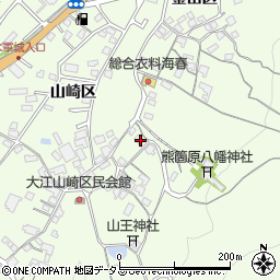 広島県尾道市因島中庄町山崎区421周辺の地図