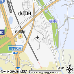 和歌山県橋本市小原田557周辺の地図