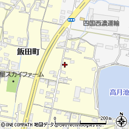 香川県高松市飯田町1263周辺の地図
