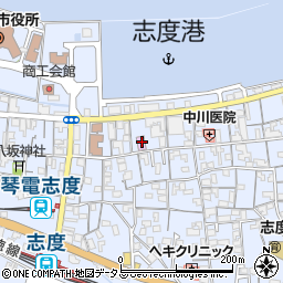平賀源内記念館周辺の地図