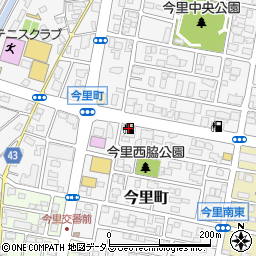 コスモカーケアステーションセルフ今里町ＳＳ周辺の地図