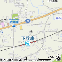 和歌山県橋本市隅田町下兵庫21周辺の地図