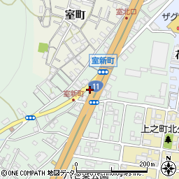 香川県高松市室新町周辺の地図
