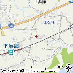 和歌山県橋本市隅田町下兵庫126周辺の地図