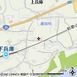 和歌山県橋本市隅田町下兵庫128周辺の地図