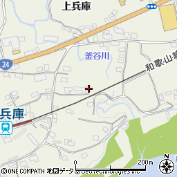 和歌山県橋本市隅田町下兵庫130周辺の地図