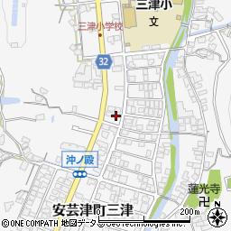 広島県東広島市安芸津町三津4726周辺の地図