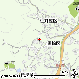 広島県尾道市因島中庄町黒松区3002周辺の地図