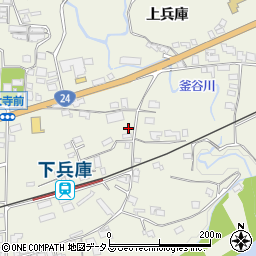和歌山県橋本市隅田町下兵庫58周辺の地図