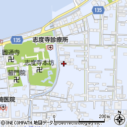 香川県さぬき市志度1190-11周辺の地図