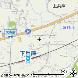 和歌山県橋本市隅田町下兵庫59周辺の地図