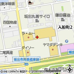 香川県坂出市入船町周辺の地図
