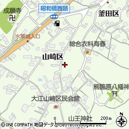 広島県尾道市因島中庄町山崎区621周辺の地図