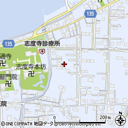 香川県さぬき市志度1190-2周辺の地図