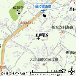 広島県尾道市因島中庄町山崎区617周辺の地図