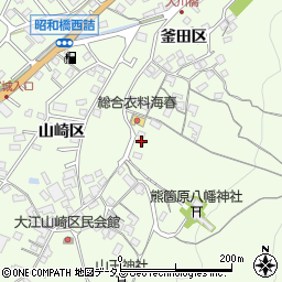 広島県尾道市因島中庄町釜田区380周辺の地図