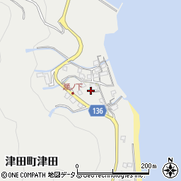 香川県さぬき市津田町津田3797-4周辺の地図