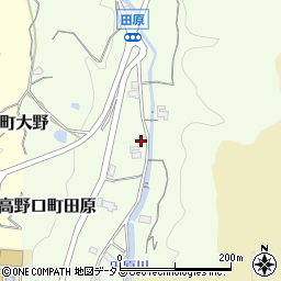 和歌山県橋本市高野口町田原61周辺の地図