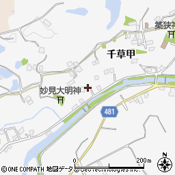 兵庫県洲本市千草甲268周辺の地図