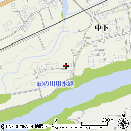 和歌山県橋本市隅田町中下110周辺の地図