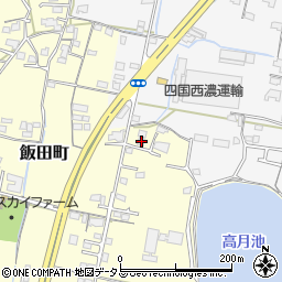 香川県高松市飯田町1266周辺の地図