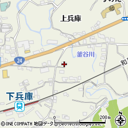 和歌山県橋本市隅田町下兵庫113周辺の地図