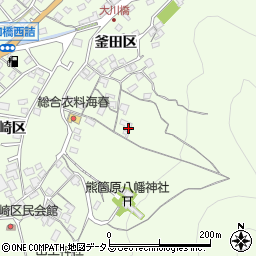 広島県尾道市因島中庄町釜田区336周辺の地図