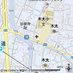 秋山内科医院周辺の地図