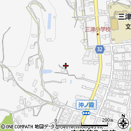 広島県東広島市安芸津町三津4625-2周辺の地図