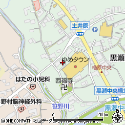 広島県東広島市黒瀬町楢原109周辺の地図