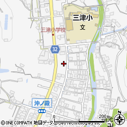 広島県東広島市安芸津町三津4722周辺の地図