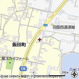 香川県高松市飯田町1269-3周辺の地図