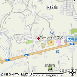 和歌山県橋本市隅田町下兵庫721周辺の地図