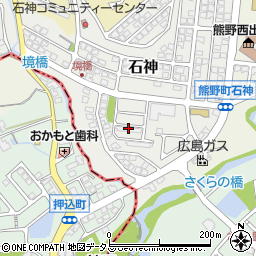 コーポラス熊野住宅周辺の地図