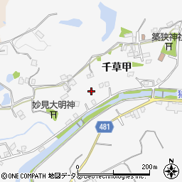 兵庫県洲本市千草甲257周辺の地図