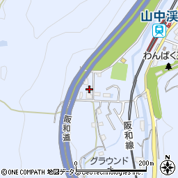 大阪府阪南市山中渓1255周辺の地図