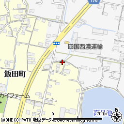 香川県高松市飯田町1258-7周辺の地図