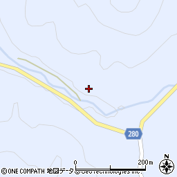 山口県長門市渋木坂水周辺の地図
