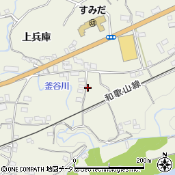 和歌山県橋本市隅田町上兵庫35周辺の地図