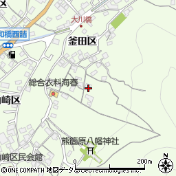 広島県尾道市因島中庄町釜田区329周辺の地図