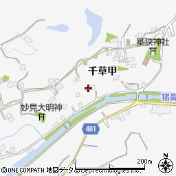 兵庫県洲本市千草甲254周辺の地図