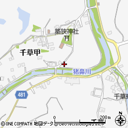 兵庫県洲本市千草甲236周辺の地図
