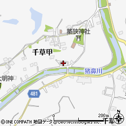 兵庫県洲本市千草甲239周辺の地図