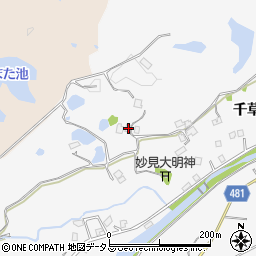 兵庫県洲本市千草甲302周辺の地図